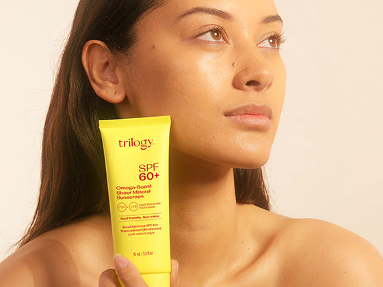 NEW SPF60+ Omega-Boost Sheer Mineral Sunscreen